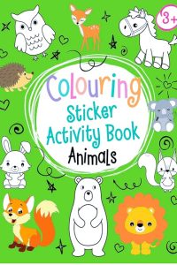 Animals Neon Colour Sticker Activity Book