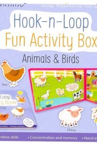 Hook n Loop  Animals & Birds ( Board Book)